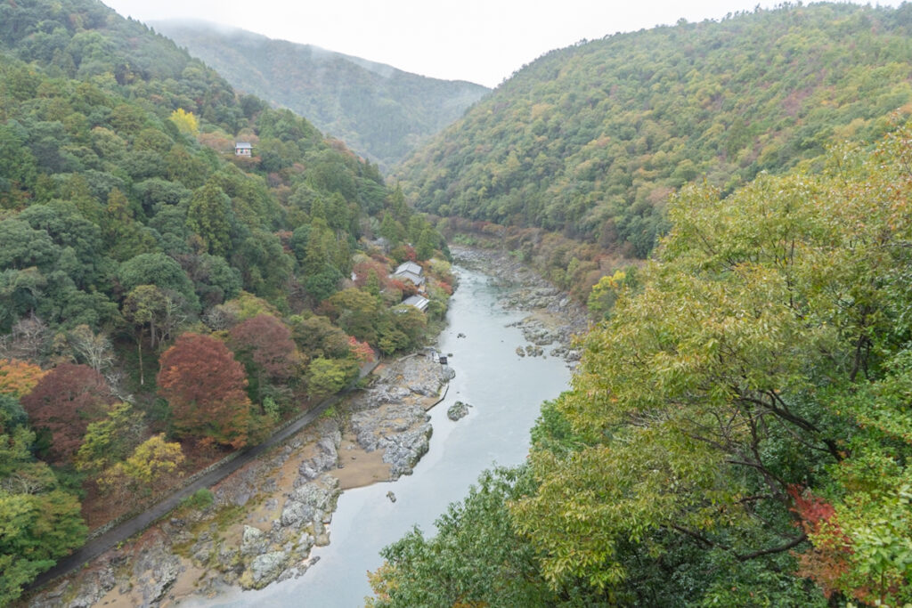 【Arashiyama Park Kameyama District】 A spot where you can see the Arashiyama Valley