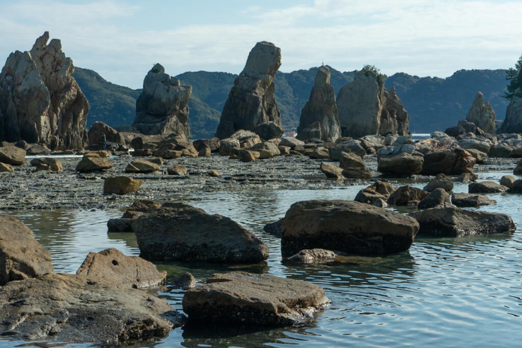 【Hashikui Rock】 A group of strangely shaped rocks created by nature