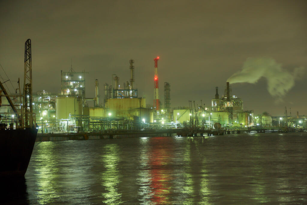 Highlights of the night view of Chidori Canal