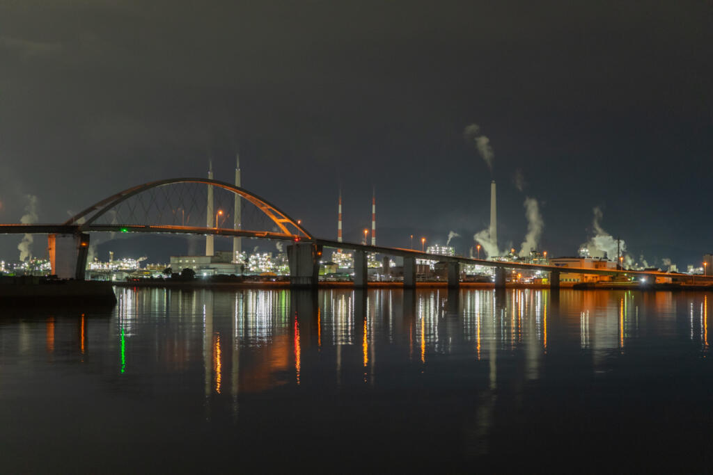 【Shunan Ohashi Bridge】 A beautiful bridge that looks like something out of a science fiction movie