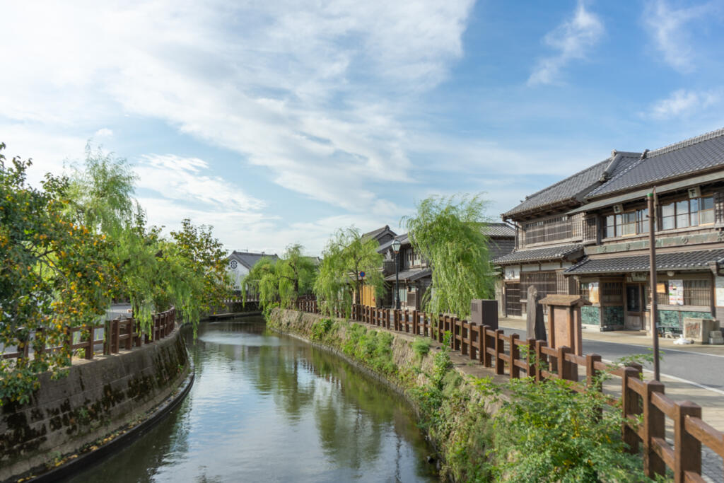 【Sawara】 A water source town where the atmosphere of Edo still remains