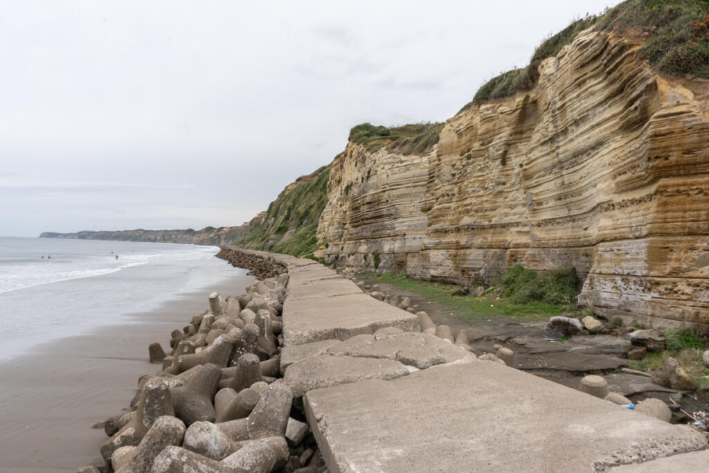 【Byobugaura】 A steep coastline called the Dover of the East