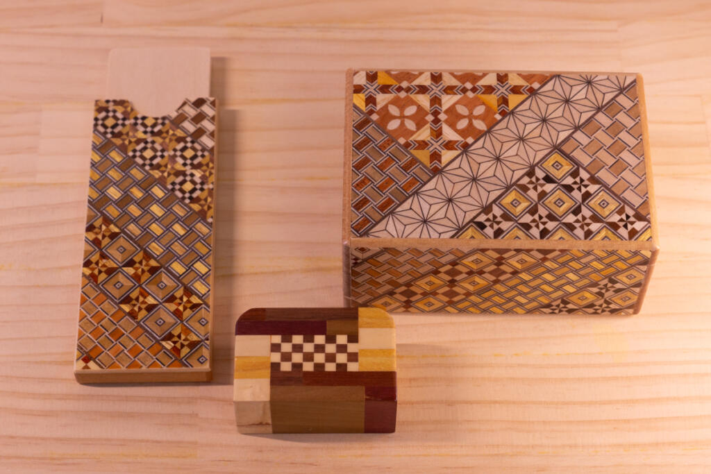 How many types of marquetry patterns are there?